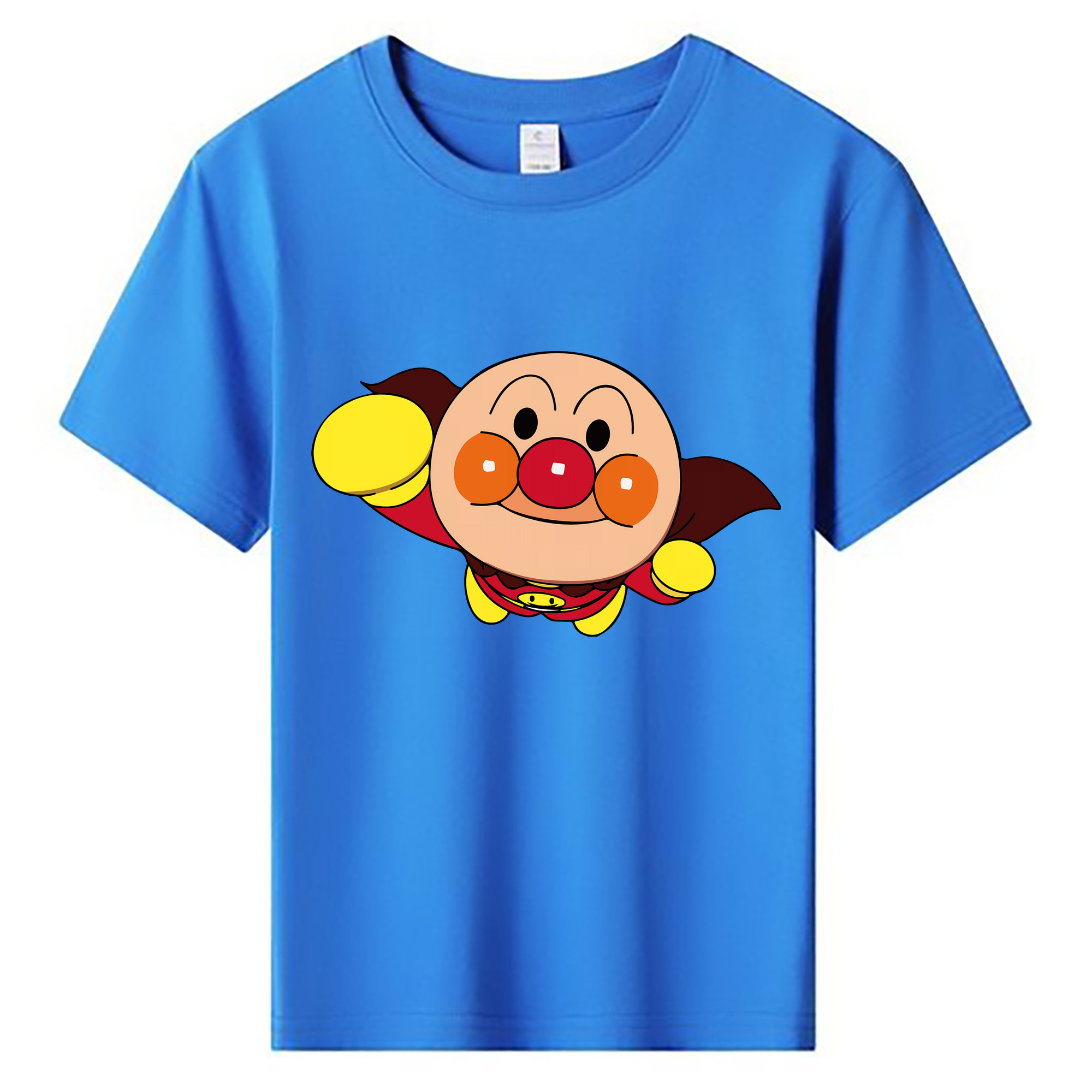 （画像用） アンパンマン Anpanman 綿100％キッズTシャツ（フロントプリント）